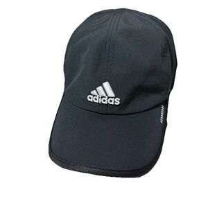 Adidas Aeroready Superlite Black Athletic Cap Running Training Adjustable Hat